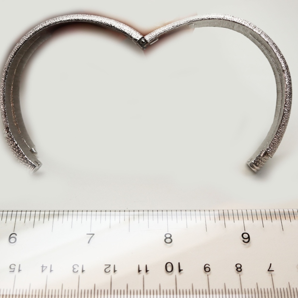 CROWN TRIFARI BRACELET *signed* Silver Plated - Picture 7 of 7